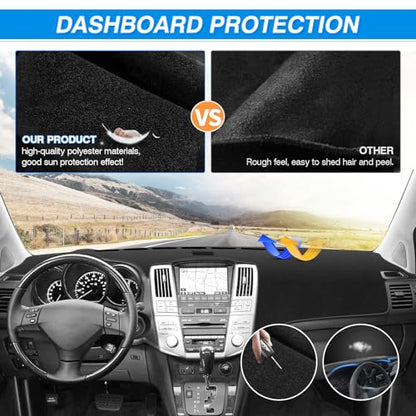 Dash Cover for Lexus RX300 RX330 RX350 2004 (04-09 RX(Black))