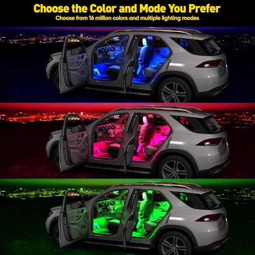 Interior Car Lights (4-Lines USB Port APP Control)