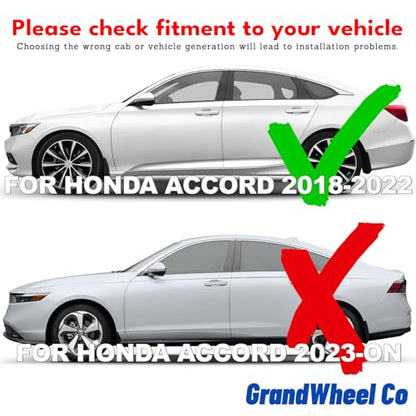 Window Deflectors Smoke Tinted In (For Accord 18-22)