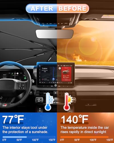 for 2026 Toyota RAV4 Car Windshield Sun Shade Umbrella for 2026 Toyota RAV4 (2026 RAV4)