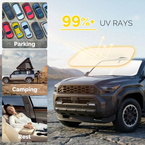 Windshield Sun Shade for 2010 (For 2010-2026 Toyota 4Runner)