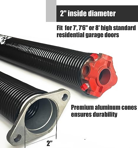 234x2x25 Garage Door Torsion Spring Set with Non (.234x2x25")