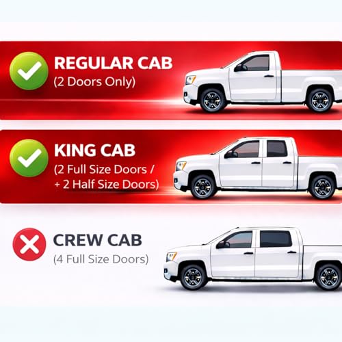 Rain Guards Fit for 1998 (1998-2004 Frontier King/Standard Cab)