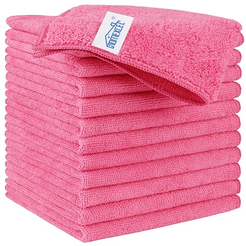 Pink Microfiber Cleaning Cloth (Pink)