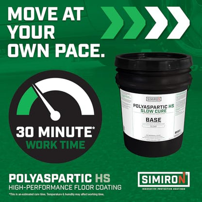 Polyaspartic High Solids Topcoat Coating System (Slow Cure)