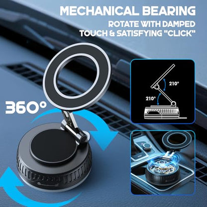 Magnetic Car Phone Holder for MagSafe (Carbon Fiber)