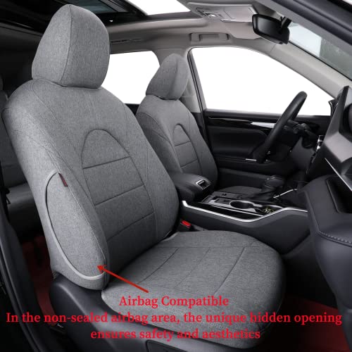 Camry Car Seat Covers for Toyota 2012 (Gray / 2018-2024 Camry L LE SE SE Nightshade)