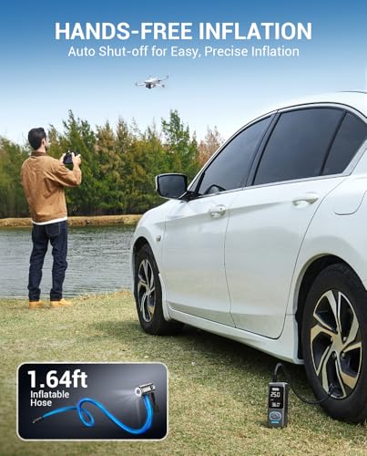Portable Tire Inflator (Gray)
