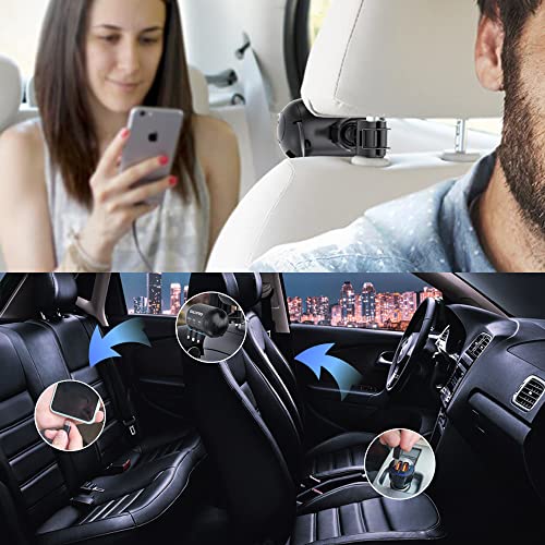 Multi Car Retractable Backseat 3 in 1 Car Charging Station Box Compatible with All Phones (Standard | 3-IN-1 Charging Station)