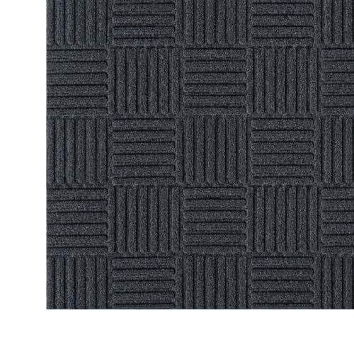 2x12 Commercial Floor Mat Heavy Duty High Traffic Utility Carpet (Anthracite Diamond / 2' x 12' (Runner))