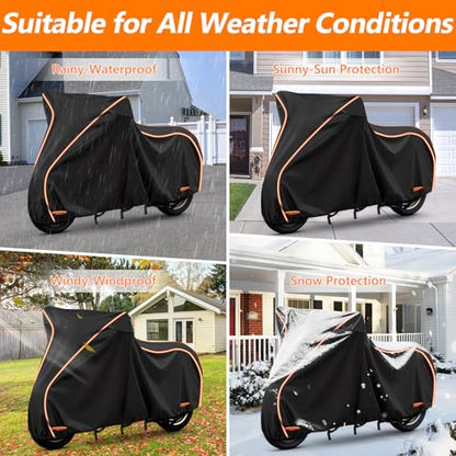 Motorcycle Cover for Vespa GTV (Black / for Vespa GT)