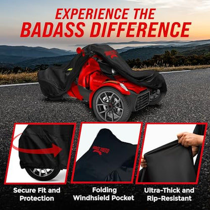 Waterproof for Can (Badass Black / [RYKER] 95"L x 61"W x 41"H)