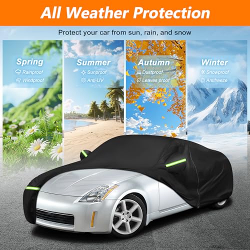 Car Cover Waterproof for 2003 (Black / for Nissan 350Z 2003-2009)