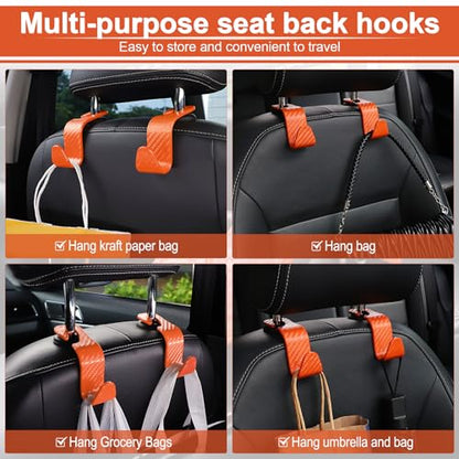 Car Purse Hook (Orange-CF)