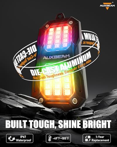 2 Pod RGB LED Rock Lights for Trucks UTV ATV Boat (2 Pods)