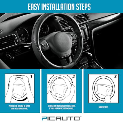 Steering Wheel Cover (Black)