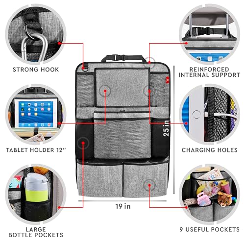 Backseat Car Organizer (Gray)