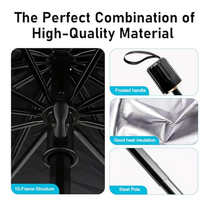 Car Windshield Sun Shade Umbrella (1 PC / Silver #01)