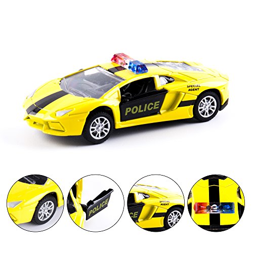 Die Cast Metal Toy Cars Open Doors (Police car)