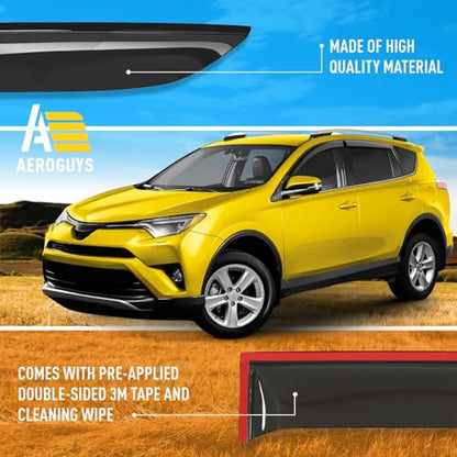 Extra Durable Window Deflectors Tape (For Toyota RAV4 13-18)