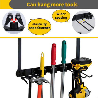 Broom Holder Door Mount (black)