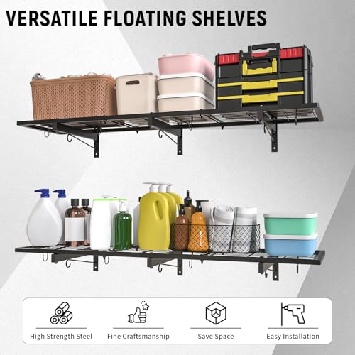 2 Pack Garage Wall Shelves (A-2 PACK)