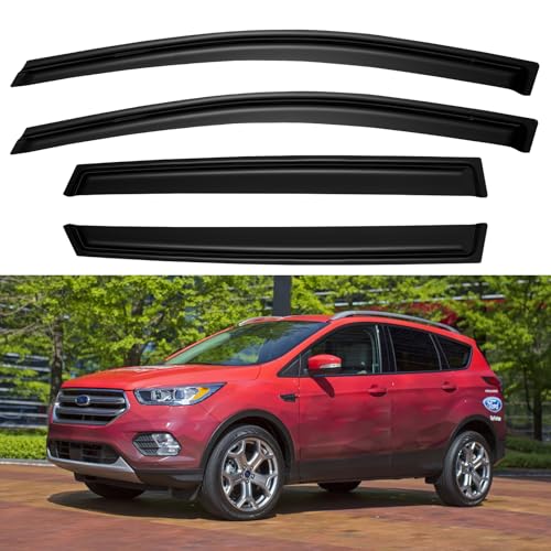 Window Visors Rain Guards for 2013 (2013-2019 Ford Escape)