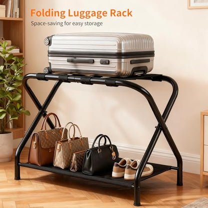 Luggage Rack for Guest Room (Black)