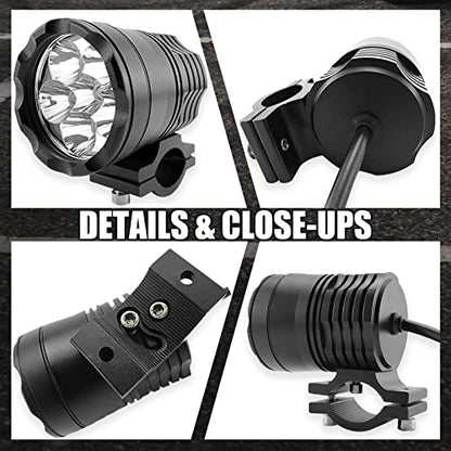 Motorcycle Driving Lights 12 (Black 2)