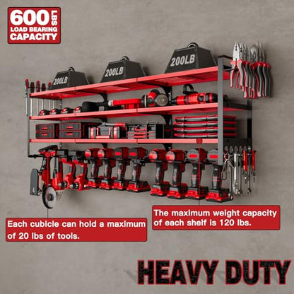 Power Tool Organizer Wall Mount (Red)