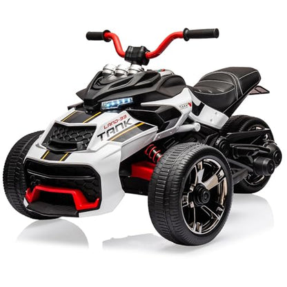 Kids Electric Ride on Truck Car (White-new)