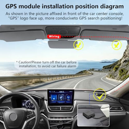 4K Dash Cam Custom fit for GMC Yukon (Model A Front 4K Only)