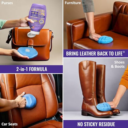 Cleaner and Conditioner 18oz. Bring Leather Back To Life on Furniture (18 Ounce (Pack of 1))
