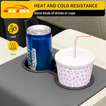Cup Holder Compatible with 2023 (Compatible with 2023+ Honda Pilot Black (2nd Row))