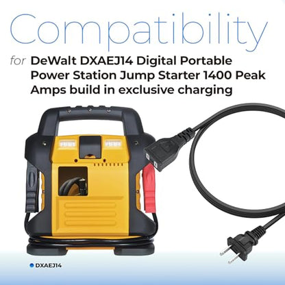 DXAEJ14 Jump Starter Power Cord Power Charger (6.5 Feet)