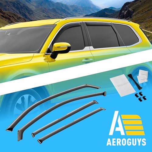Extra Durable Window Deflectors in (For Kia Telluride 20-26)