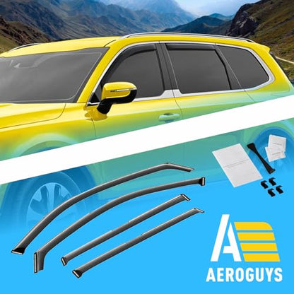 Extra Durable Window Deflectors in (For Kia Telluride 20-26)