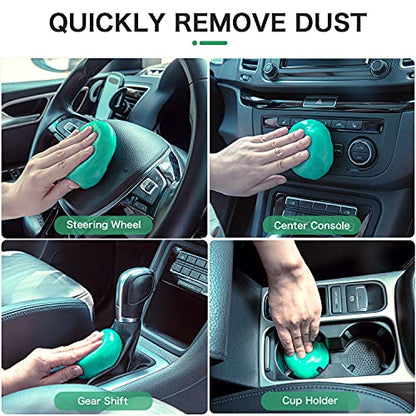 Cleaning Gel for Car Detailing Kit Car Accessories Auto Detail Gel (Green 1 Pack)