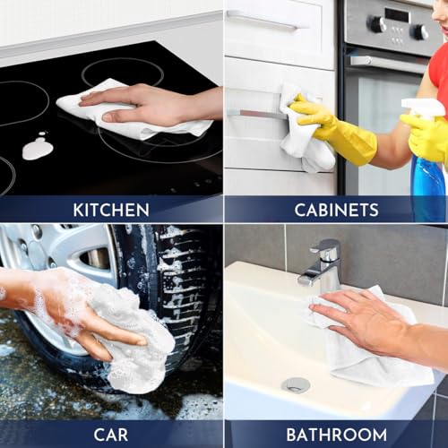 Microfiber Cleaning Cloth (White)