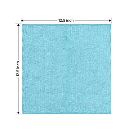 Microfiber Cleaning Cloth 12 Pack (Multicolor / 12.5 x 12.5 Inch)