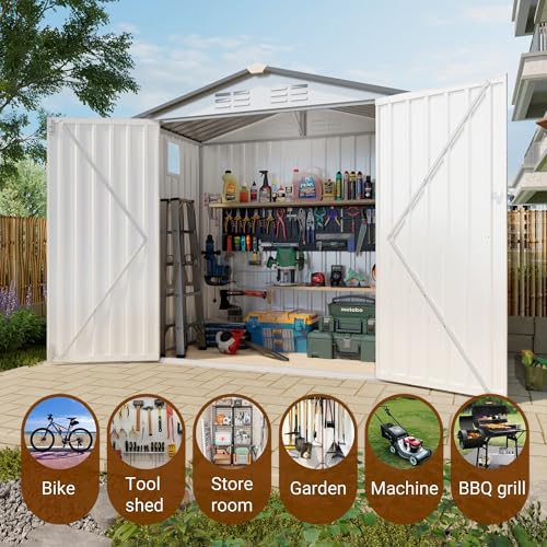 8x6FT Storage Shed (8x6x6FT)
