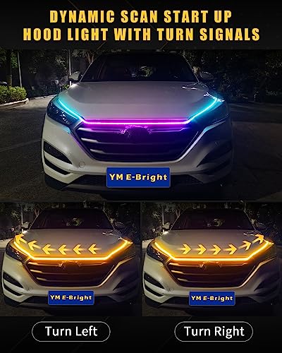 LED Hood Light Strip (Dynamic Multicolor / 70 inches)
