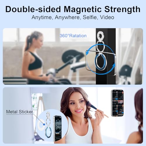 Magnetic Phone Grip Stand for iPhone Air (silver)