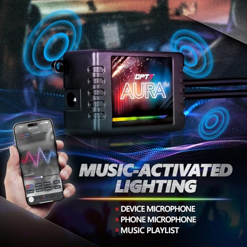 Aura Pro Double Glow Interior Sports Car Lights with App & Remote (4pc Double Row / RGB)