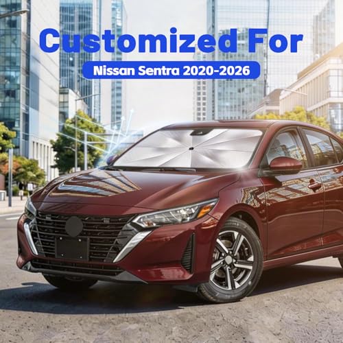 Car Windshield Sun Shade Umbrella for Nissan Sentra 2020 (For Nissan Sentra 2020-2026)