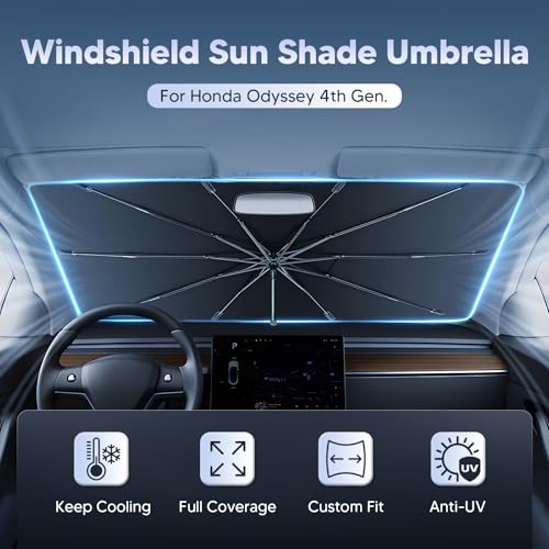 Windshield Sun Shade Umbrella for 2011 (Honda Odyssey 2011-2017)