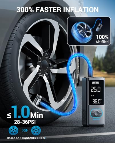 Portable Tire Inflator (Gray)