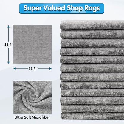 Shop Towels Pack of 100 (100pk / Grey)