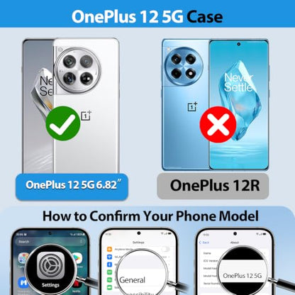 for OnePlus 12 5G Case (OnePlus 12 5G（6.82"） / Green)