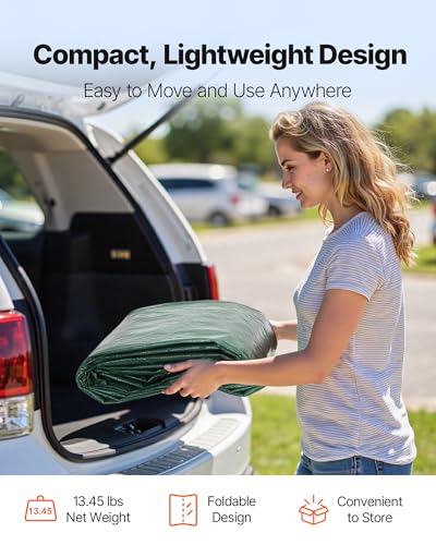 Carport Replacement Canopy (Dark Green / 10x20ft)